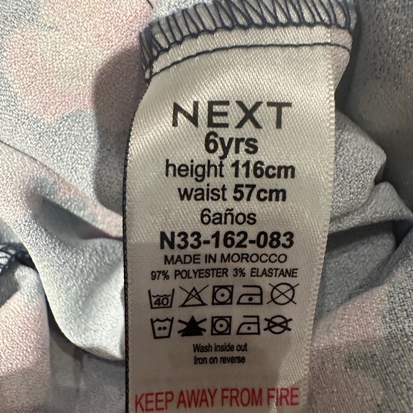 NEXT DIRECT • Kids Floral Jumpsuit - Pink and Navy - Picture 10 of 10